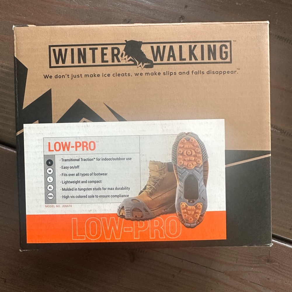 Winter Walking Low-Pro Traction Cleats New